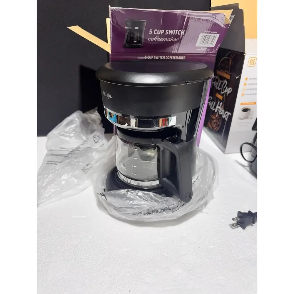 Set Of 2! Mr Coffee 5 Cup Mini Brew + Toastmaster 5 Cup Coffee Maker Set Used